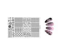 Practical Nails Stamping Plate Stainless Steel With Unique Traditional Designs Manicure For Fashionable Nails Art Professional Nail Stamp Plates