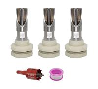 Practical Nipple Waterer Set 5Pcs Stainless Steel Drinker Feeder Accessory For Pigs And Goats Connectors Included Farm Supplies