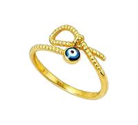 Practical Opening Rings Elegant Demons Eye Geometric Alloy Texture Suitable for Fashion Enthusiasts Present Unique Demons Jewelry