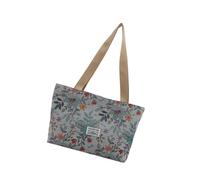 Practical Oversized Bag With Cultural Motifs Work Friendly Design Multiple Interior Pockets Comfortable Handle Reinforced Stitching Canvas Shopper Bag