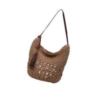 Practical Oversized Straw Beach Bag with Multiple Carrying Option Shoulder Bag Casual Handbag for Women and Girls Season Vacation