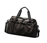 Practical Oxford Fitness Carryall Bag with Multiple Pockets for Organized Sports Accessories Wet Clothes Separation Adjustable Shoulder Strap Sports Duffle