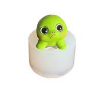Practical Pendant Mold Turtle Handmade Decoration Silicone Texture Suitable for Clay Wax Resin Craft Easy Clean Silicone Mold