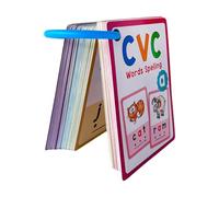 Practical Phonics Flashcards Educational Toy Learn to Read Cards CVC Learning for Kids Adults Language Teaching Aid Learning for Home School