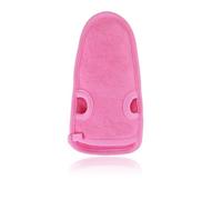 Practical Pink Double Hole Exfoliating Towel - Stylish Scrub Towel Is An At-Home Deep Cleansing Pore Exfoliating Mitt That Prepares Skin For A Flawless Tan And Eliminates Unwanted Tanning Mistakes