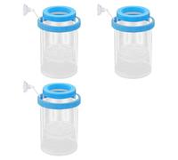 Practical plastic fish breeding box for lifting in aquariums with suction cups/floating breeding box, 3 pieces, Betta nursery tanks