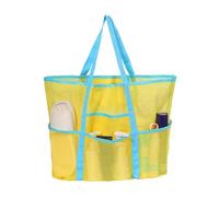 Practical Polyester Cosmetic Carry Case Spacious Shower Clothing Bag Portable Handheld Design for Camping Pool Parties Wear Resistant Cosmetics Storage Bag
