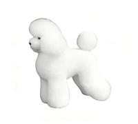 Practical Poodle Grooming Training Tool Realistic Artificial Hair or Sturdy Build Model for Beginners Dog Model Mannequin Interchangeable Hair Parts for Styling and Coloring Practice Realistic