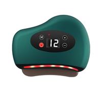 Practical Portable Tissue Massager Offering 12 Heat Vibrations Levels Red Light Therapys and Full Body Application Heated Scraping Tool
