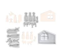 Practical Prayer Shaped Silicone Accessory for Easters Portable for Crafting Scented and Soaps Easters Decoration
