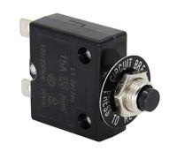 Practical Push Button Thermals Circuits Breaker 15A Manual Resets 125 250V 50V For Heating And Cooling Equipment Home Appliance Circuit Breakers