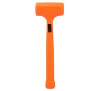 Practical PVC Non-Elastic Dead Blow Hammer Soft Face Rubber Mallet for Carpentry, Woodworking, DIY Installation & Furniture Assembly (1LB / 454g)