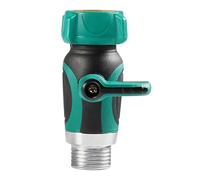 Practical Rain Barrels Spigot Set 180 Degree Garden Hose Shut Off Valves with Bulkhead Fitting and Rubber Gaskets Easy Installion Hose Valves