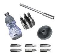 Practical Ratcheting Screwdriver Set Featuring 12 Steel Bit and Ergonomic Grip for Accuracy Work Professional Ratcheting Screwdriver for Electronics