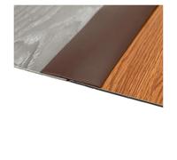 Practical Self Adhesive Floor Transition Strip Carpet to Tile Flat Edging Trim PVC Waterproof Divider for Doorway Suitable for Connecting Floor Gaps(Coffee,4CM)