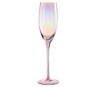 Practical Set Of 4 Champagne Glasses, Elegant Champagne Glasses, Durable Drink Glasses, Sleek Long Glasses Premier Housewares Pink One Size