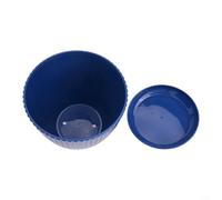 Practical Set of 5 Minimalist Flower Pots 6 Inches Each Perfect for Small Houseplants and Succulents (深海蓝)
