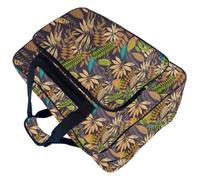 Practical sewing machine storage case Durable nylon travel storage bag for easy carrying. Great for crafting quilters and seamstress, brown color