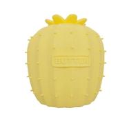 Practical Silicone Butter Crock Sealed Butter Holder Dustproof with Lid Covered Butter Dish for Home Kitchen Butter Dish for Kitchen, Dining Table(Yellow)