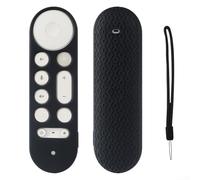 Practical Silicone Case for Google TV 4K Voice Remote Tailored Design That Enhances Usability (Red)