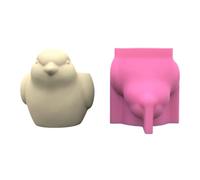 Practical Silicone Mold for Resin Cast Three Birds Pattern Suitable for Making Decorative Flower Holders Tool Pen Holder Mold