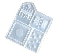 Practical Silicone Mould for Making a Heart House Candle Silicone Night Light for Crafts and Fine Gifts Heart House Candle