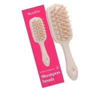 Practical Silicone Scalp Massaging Brush with Long Handle Detangling Hair Comb Scalp Massager Travel Friendly Hair Brush Silicone