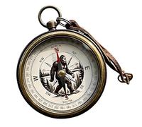 Practical Small Compasses Metal Texture Perfect Companion Shockproof for Travelers High Low Temperature Tolerant Hiking Direction