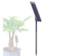 Practical Soil Tester Automatic Testing Device with Red Indicator for Potted Plant Flower Solar Powered Energy Saving Sustainable Maintenance- All-Weather Wide Adaptability Easy to Use Indoor Outdoor