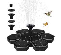 Practical solar flower-shaped nozzles, solar powered