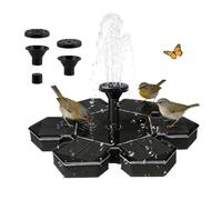Practical Solar | Wireless, Flower-Shaped Landscape Ornament, Bird Bath for the Garden - For Garden Yard Patio Park