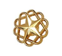 Practical Solid Alloy Star Brooch Pin Fashion Accessory for Trend Launchers and Office Supplies Casual Style, one size, as described