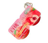 Practical Squezz Yogurt Toy Keychain Portable Accessory For Stress Relief And Relaxation During Travel Or Study