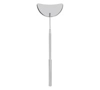 Practical Stainless Steel Eyelash Mirrored With Long Handle Fashion Cosmetic Accesories For False Lashes Inspection