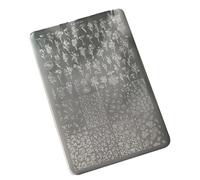 Practical Stainless Steel French Nails Art Transfer Plate Tulips Theme Suitable for Easy Manicure At Home or Travel Stainless Steel Nails Stamping Plate