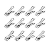 Practical Stainless Steel Greenhouse Clamps 40/120 Pieces Garden Clips for Hoops and Netting Plant Cover Clamps Vegetable Supplies