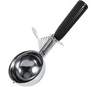 Practical Stainless Steel Ice Cream Spoon Fruit Plastic Handle Kitchen Tool