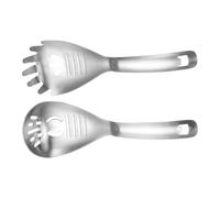 Practical Stainless Steel Skimmer Strainer Spoon Practical Colander Spoon with Ergonomic Handle for Comfort Elegant Finish