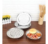 Practical Stainless Steel Steamer Tray Rack Plate for Cooking, Round Type (22CM), 3 Detachable Legs, Multi-functional Cooling Trivet for Pressure Cooker, Instant Pot, Air Fryer Accessories