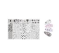 Practical Stamp Plate Rust-Resistant Nails Art Template for Creating Characteristic Looks for Any Occasion Flower Nail Stamp Plates