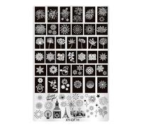 Practical Stamping Plate Rust Resistant Nails Art Template Suitable for Creating Distinctive Looks for Any Occasion Festival Art Accessory