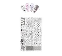 Practical Stamping Plate Rust Resistant Nails Art Template Suitable For Creating Distinctive Looks For Any Occasion Reusable Stainless Steel Stamping Plates