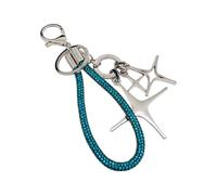 Practical star keychain accessory craft made from durable alloy and rope. Give you a unique accessory for your bag decoration or gift, フリーサイズ