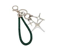 Practical star keychain accessory craft made from durable alloy and rope. Give you a unique accessory for your bag decoration or gift, フリーサイズ