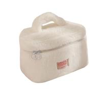 Practical Sturdy Plush Makeup Organizers Bag with Comfortable Feel and Ample Space Saving Designs for Trendy Women Makeup Artist Storage Pouches