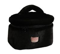 Practical Sturdy Plush Makeup Organizers Bag with Comfortable Feel and Ample Space Saving Designs for Trendy Women Makeup Artist Storage Pouches