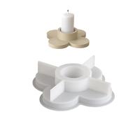 Practical Sturdy Silicone Craft Home Accessory for Clovers Plaster Holders Easy Release Daily Decoration Silicone Holder