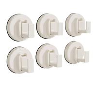 Practical Suction Cup Hook, Space Aluminum Wall Hook, White A | Vacuum Suction Technology, Removable Without Traces Removal for Bedroom Door, Practical Home Organization
