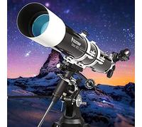 Practical Telescope Focal Length 900Mm Large Diameter Telephoto Telescope Astronomy Beginners Refractor Telescope Portable Travel Telescope with Tripod vision