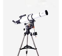 Practical Telescope Focal Length 900Mm, Telescope Refracting Telescope Adjustable PortableTelescopes for Astronomy, Multilayer Green Film with Equatorial Mount,